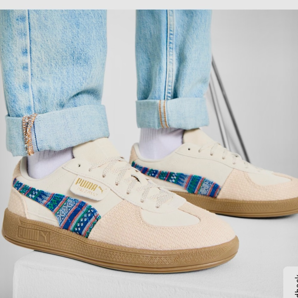 Puma Palermo Quaint Craft Cream Sneakers